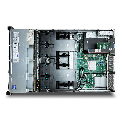 End 2U 2 Socket Rack Mount Server com processador de 2.1GHz Frequência principal e molde privado