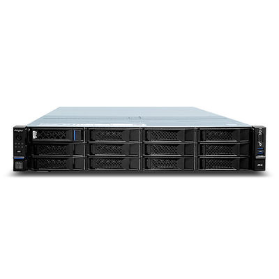 End 2U 2 Socket Rack Mount Server com processador de 2.1GHz Frequência principal e molde privado