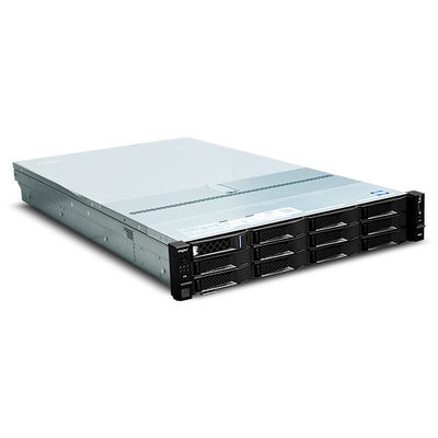 End 2U 2 Socket Rack Mount Server com processador de 2.1GHz Frequência principal e molde privado