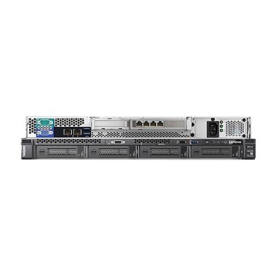 Lenovo Thinkserver SR258 Entry Level 1U Rack Server com Intel Xeon E2224 e 16G de RAM