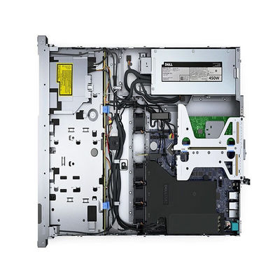 Dell PowerEdge R240 E-2224 4*3.5&quot; 250W 1U Server Rack para trabalho financeiro e compartilhamento de arquivos