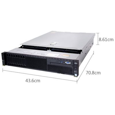 Servidor Huawei 2288H V5 de estoque com 8*2,5 posições de disco e 24 slots de memória DDR4 RDIMM