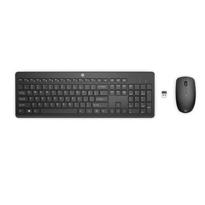 HP 235 Acessórios de computador Combo de teclado e mouse sem fio 2,4 GHz Estilo de operação