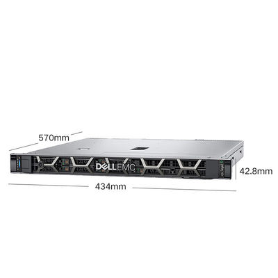Xeon E-2314 2.8GHz 8GB ECC 3200MHz DVD 600W Dell PowerEdge R350 Componentes de servidor rack