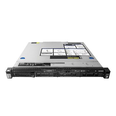 Stock Lenovo ThinkSystem SR258 Servidor Xeon E-2124 8GB DDR4 RAM 1TB 300W 1U Servidor PC Rack Servidores