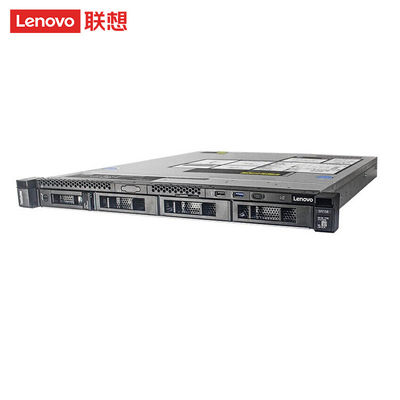 Stock Lenovo ThinkSystem SR258 Servidor Xeon E-2124 8GB DDR4 RAM 1TB 300W 1U Servidor PC Rack Servidores