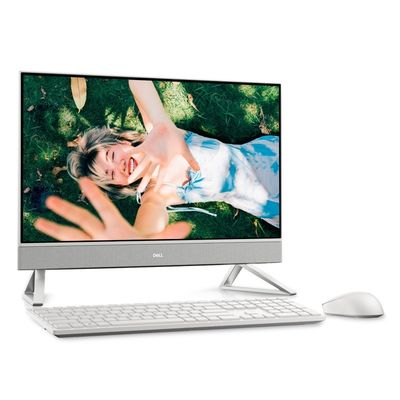 Dell Inspiron IN5415 23.8&quot; AMD Ryzen R3-5425U 8GB 256GB SSD Branco Computador Tudo em Um