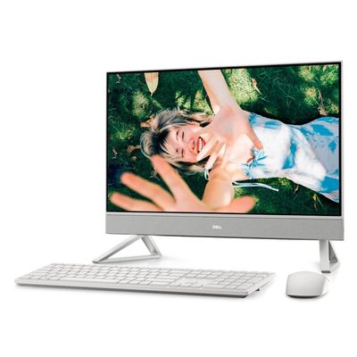 Dell Inspiron IN5415 23.8&quot; AMD Ryzen R3-5425U 8GB 256GB SSD Branco Computador Tudo em Um
