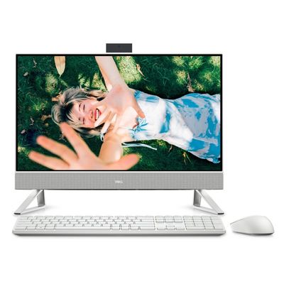 Dell Inspiron IN5415 23.8&quot; AMD Ryzen R3-5425U 8GB 256GB SSD Branco Computador Tudo em Um