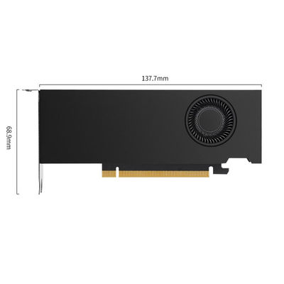 NVIDIA RTX A2000 Capacidade de memória de 6 GB e potência total da placa de 70 W para gráficos superiores