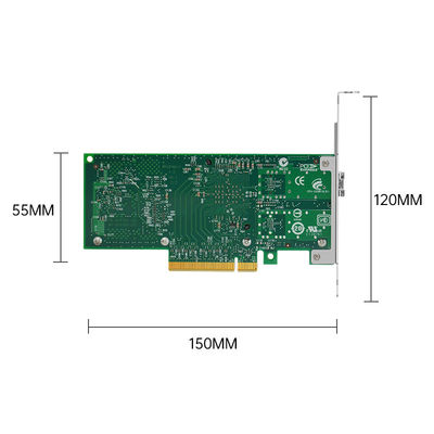 Cartão de rede Dell Intel X520 DP 10Gb DA/SFP Dual Port com interface USB