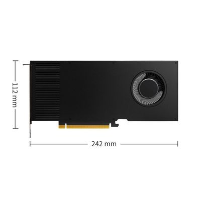 RTX A4000 16GB GPU Computer Parts Video Card para PC Server Fator de forma 4.4&quot; H x 9.5&quot; L