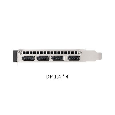 RTX A4000 16GB GPU Computer Parts Video Card para PC Server Fator de forma 4.4&quot; H x 9.5&quot; L