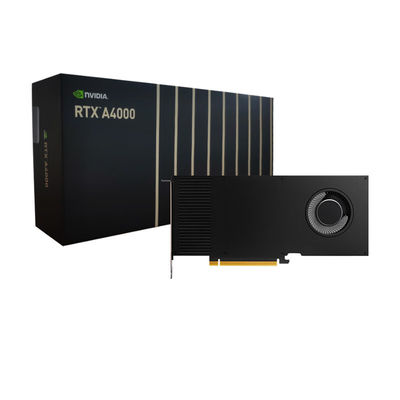 RTX A4000 16GB GPU Computer Parts Video Card para PC Server Fator de forma 4.4&quot; H x 9.5&quot; L